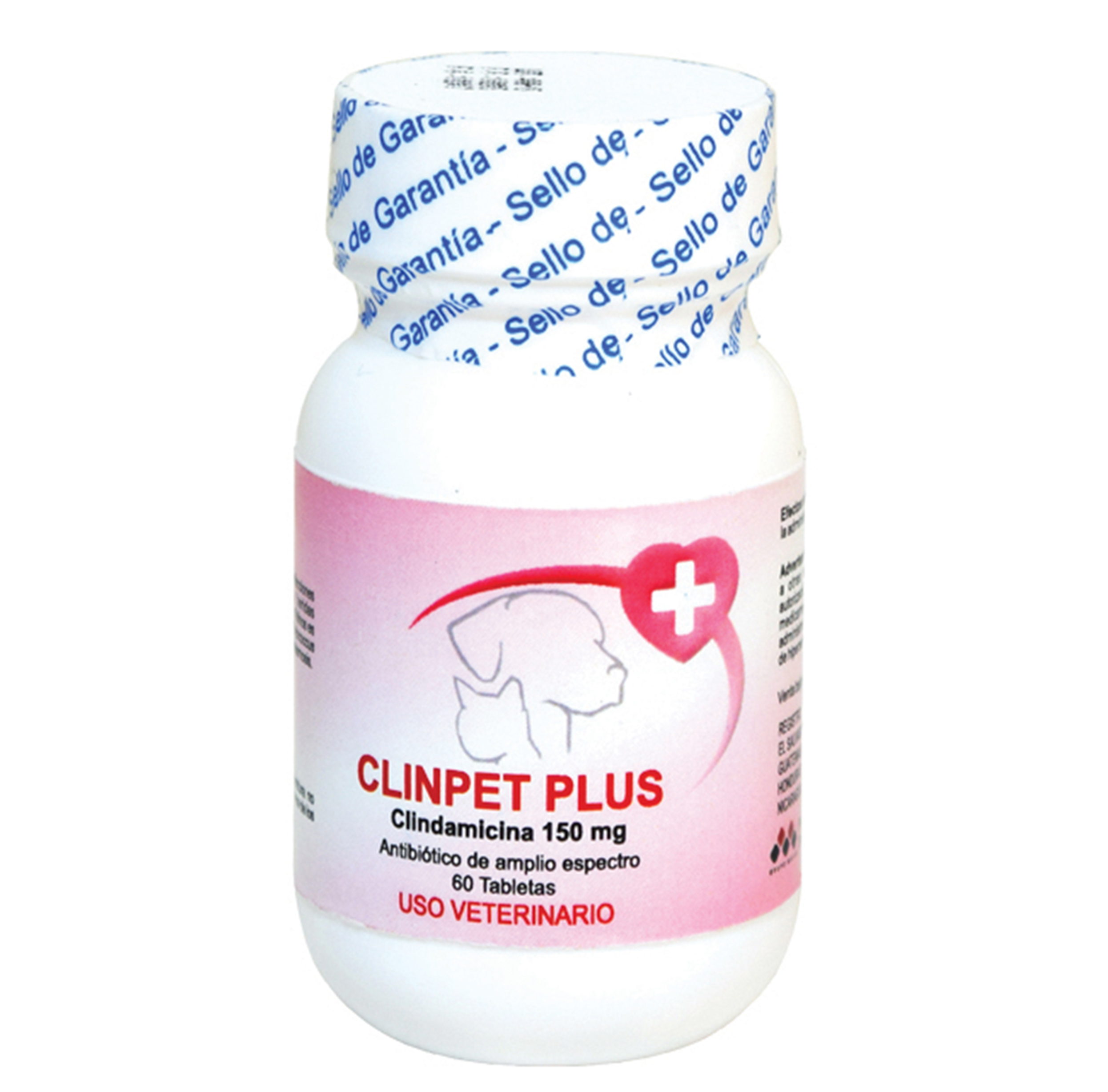 CLINPET PLUS Clindamicina Antibiótico para perros y gatos